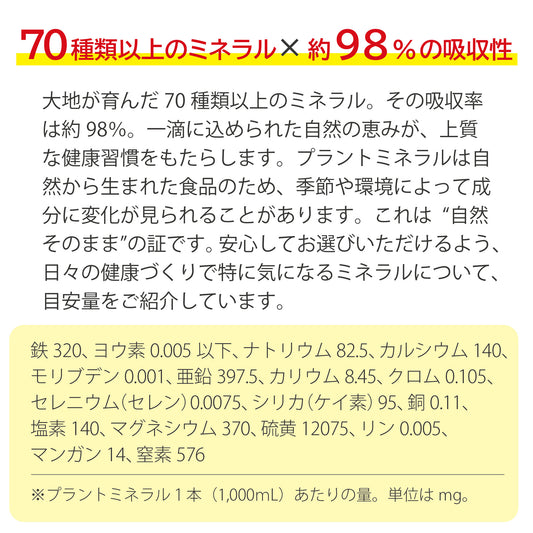プラントミネラル 1000mL